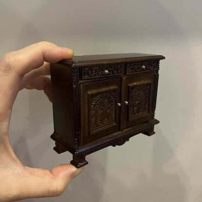 Mini Doll House 1:12 Miniature Furniture Medieval Tudor Bedroom Suit Eden