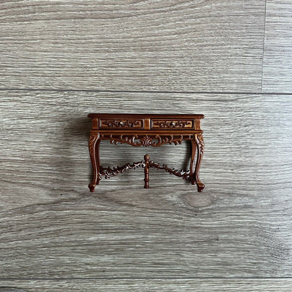 Dollhouse Miniature Furniture Display Table with Drawer Ob11 blythe 1:12