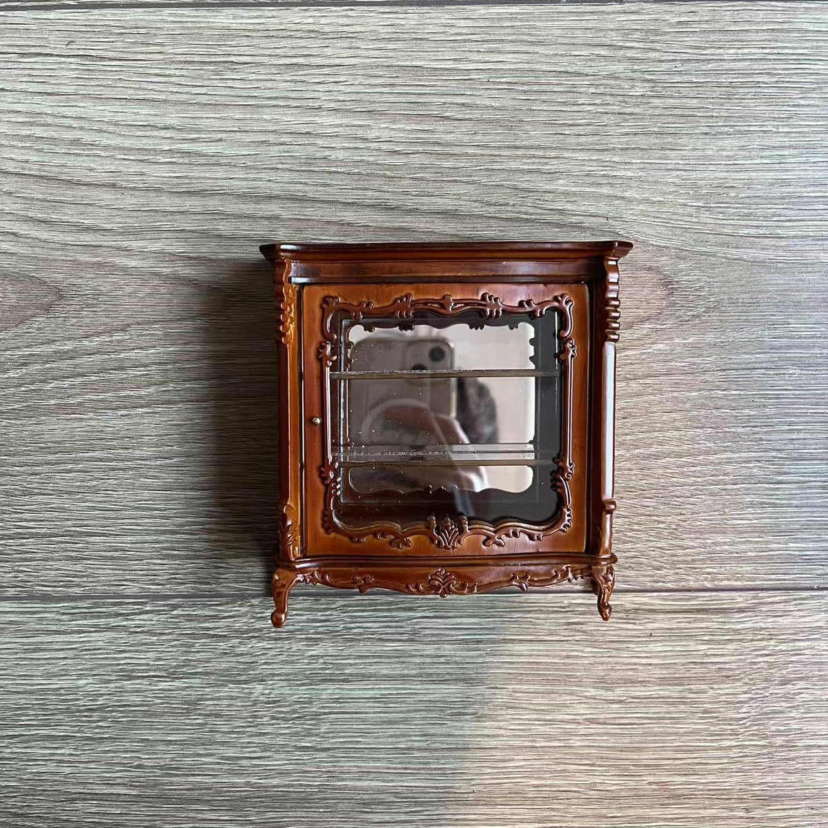 Vitrina de exhibición para casa de muñecas, muebles en miniatura BJD, escala 1:12 