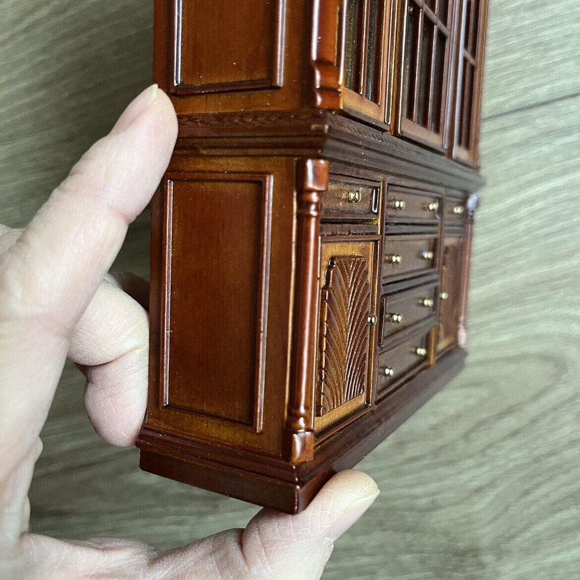 Dollhouse Miniatures Furniture BJD Vintage All-in-One Cabinet Ob11 Blythe 1:12