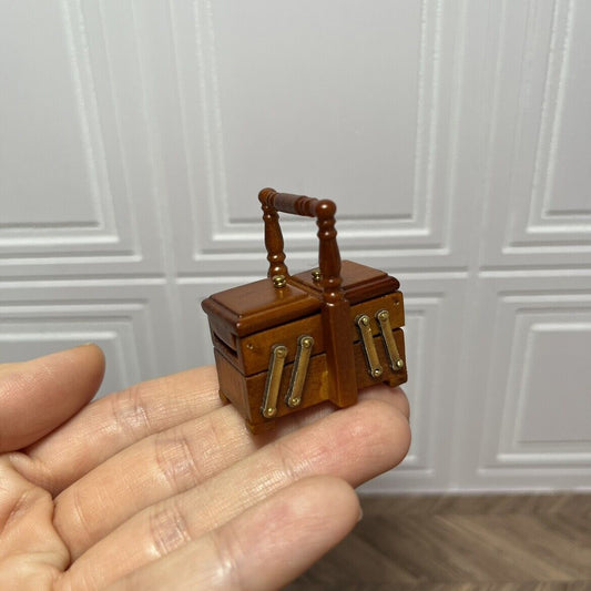 1:12 Miniature Furniture Model Ob11 Sewing Box Lunch Box Cosmetic Case Blythe