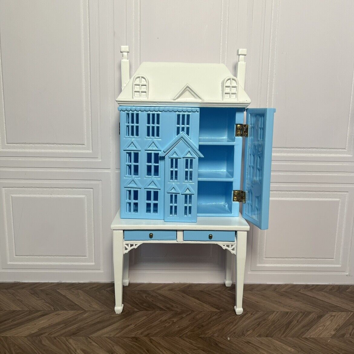 Casa de muñecas en miniatura, muebles para OB11, modelo de exhibición, muebles BJD hechos a mano
