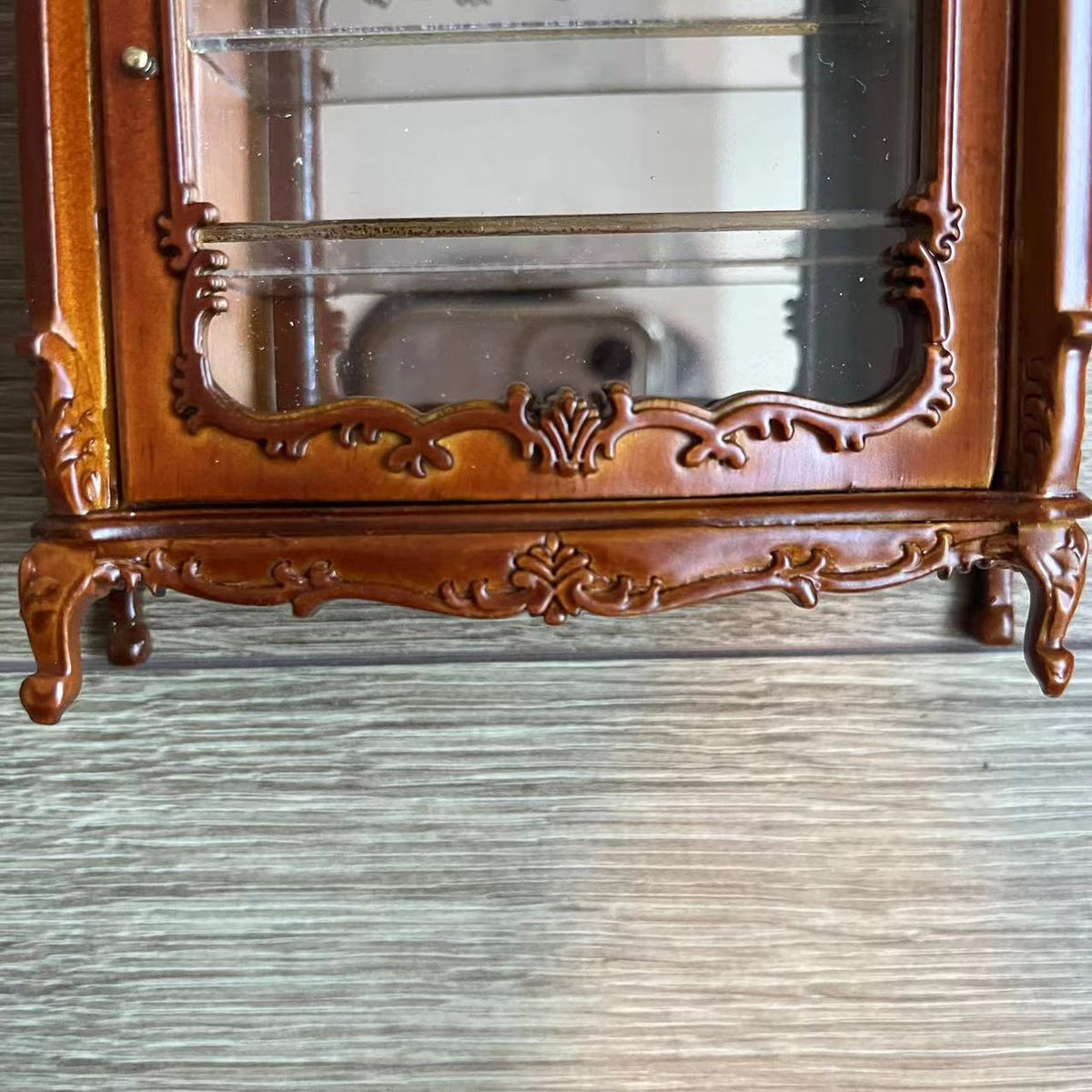 Vitrina de exhibición para casa de muñecas, muebles en miniatura BJD, escala 1:12 