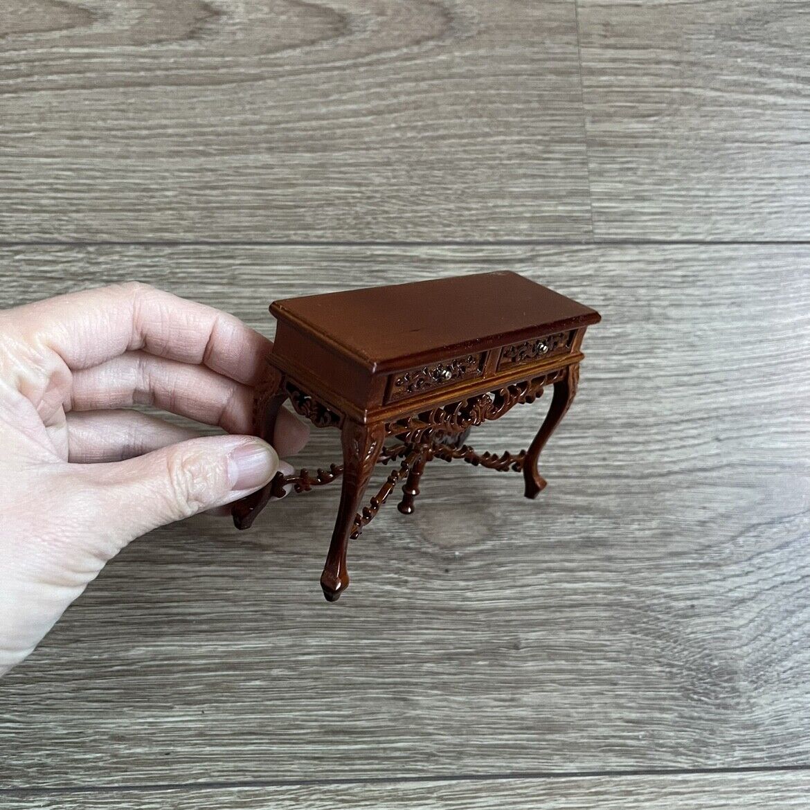 Dollhouse Miniature Furniture Display Table with Drawer Ob11 blythe 1:12