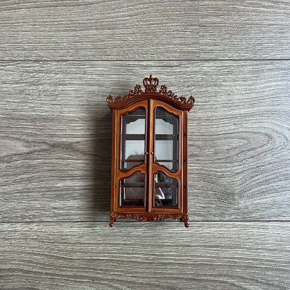 Baby House Accessories Mini Furniture Model 1/12 Ob11 Crown Showcase Blythe