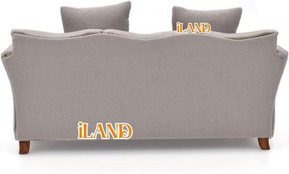 1:12 Scale Modern Miniature Sofa Dollhouse Furniture For Living Room Khaki Drills
