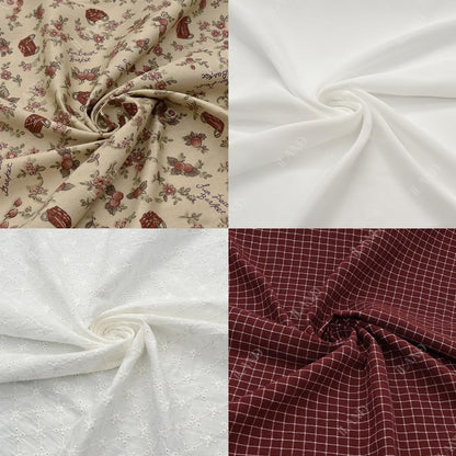 1:12 Scale Miniature Fabric Bundles With Laces For DIY Dollhouse Bedding Curtains Cushions Tablecloths Or Doll Making Cute Idyll