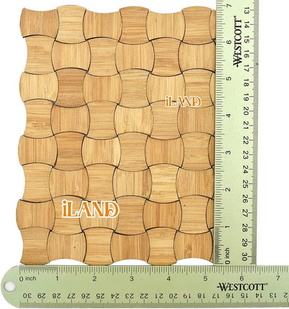 1:12 Scale Bamboo Dollhouse Flooring Miniature Wooden Floor Boards For Dollhouse