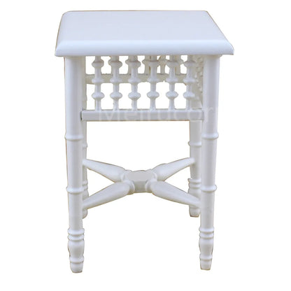 Muebles para casa de muñecas a escala 1:6: Mesa de té cuadrada clásica para muñecas BJD