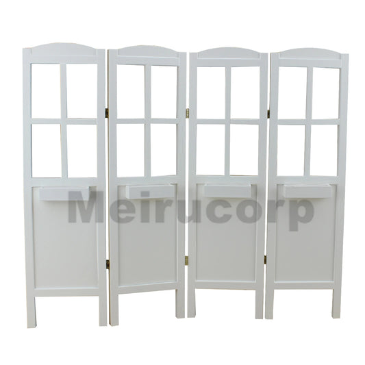 Paravent en bois miniature pour maison de poupée, échelle 1:6, accessoire de photographie fait à la main, fond blanc, scène de poupée BJD