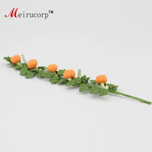 Decoración de calabaza enredadera para casa de muñecas en miniatura a escala 1:12 para muebles de casa de muñecas