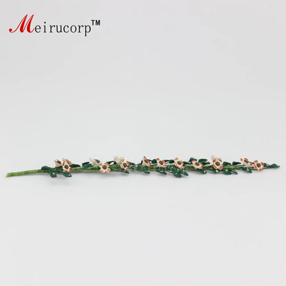 Decoración de enredadera de flores de arcilla para casa de muñecas en miniatura a escala 1:12
