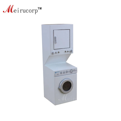 Mueble para lavadora en miniatura a escala 1:12, mueble para casa de muñecas, electrodoméstico