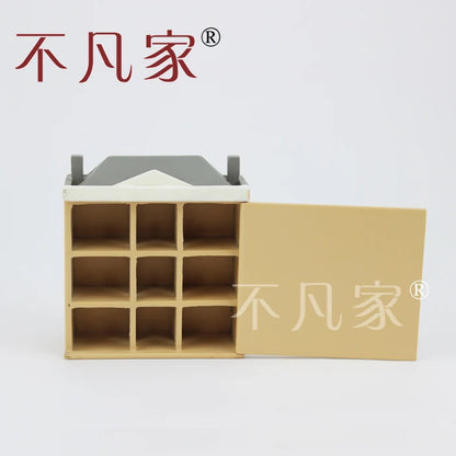 Kit de casa de muñecas en miniatura a escala 1:96: perfecto para coleccionistas y aficionados al modelismo.