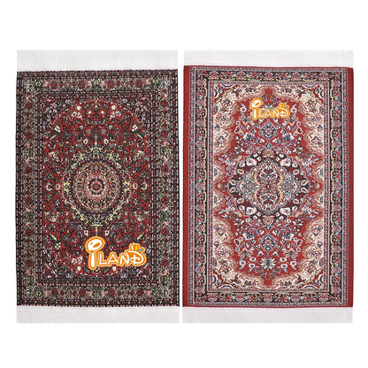 1:12 Scale Miniature Carpet Rug Floor Mat For Dollhouse Mini Furniture Living Room Accessories Decoration