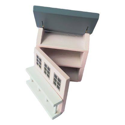 1:12 Scale Miniature Dollhouse Wooden Cabinet Living Room Furniture Accessories For Dolls