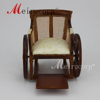 1:12 Scale Miniature Furniture Handmade Disabled Wheelchair Dollhouse Accessory