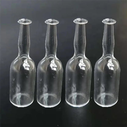 Pot en verre miniature transparent à l'échelle 1:12, pour maison de poupée, cuisine, chambre, jouet pour enfants, cadeau, jeu de simulation, accessoires de meubles miniatures