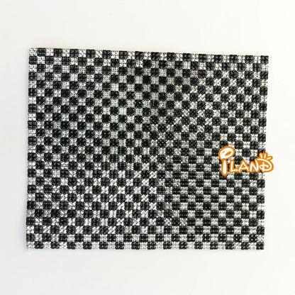 1:12 Scale Miniature Wallpaper Mosaic Tile Floor Covering 3D Plastic Self Adhesive DIY Dollhouse Accessory