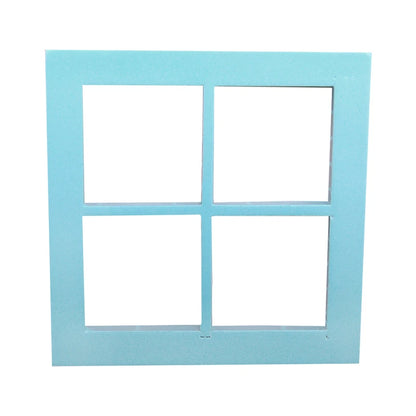 1:12 Scale Miniature Wooden Fairy Window With 4 Panes For Dollhouse DIY Accessories Miniature Furniture