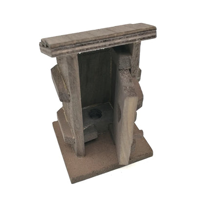 1:12 Scale Miniature Latrine Pit For Dollhouse Garden Outdoor Scene Decoration Accessories