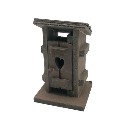 1:12 Scale Miniature Latrine Pit For Dollhouse Garden Outdoor Scene Decoration Accessories