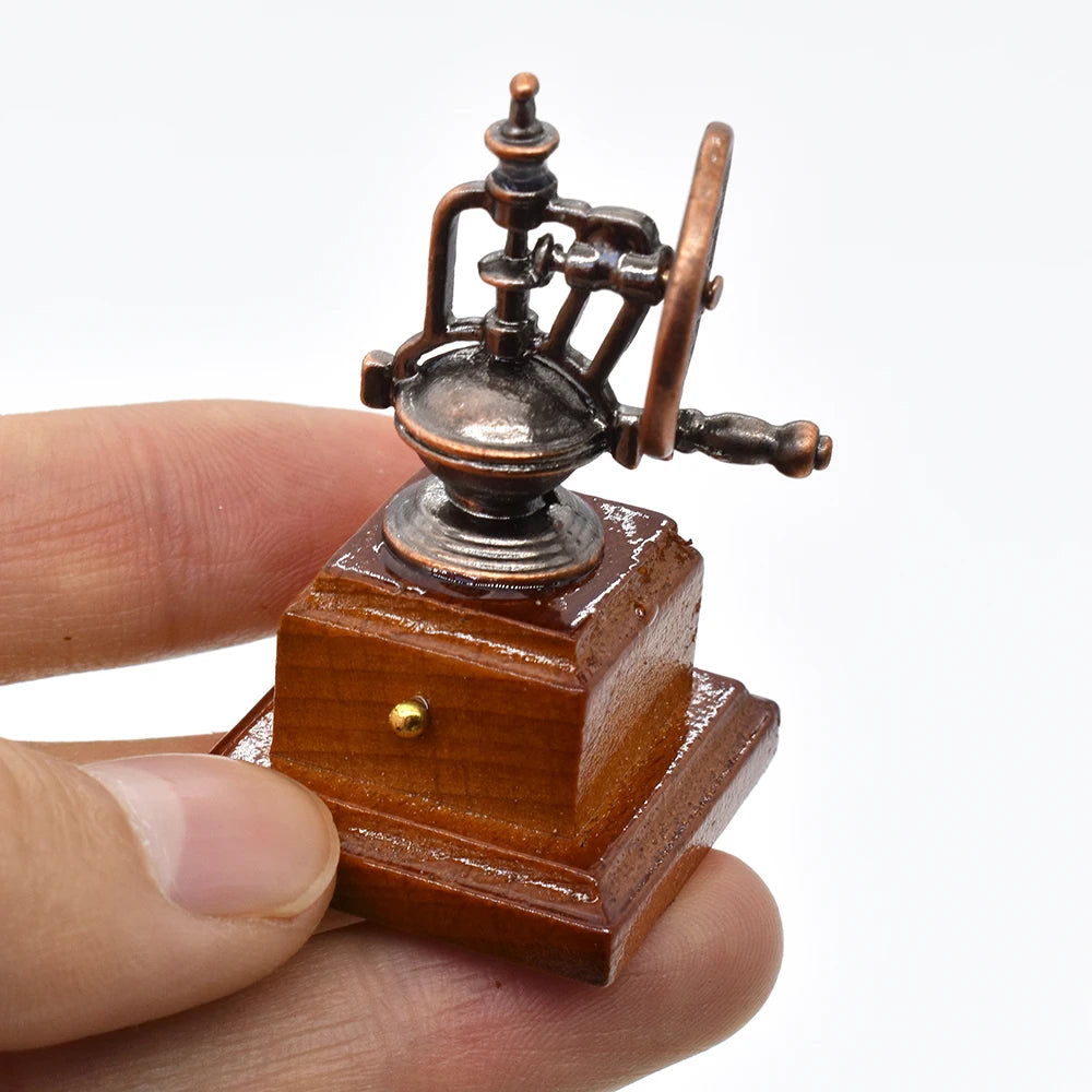 1:12 Scale Miniature Coffee Machine Dollhouse Accessory For Kids Playroom Mini Furniture