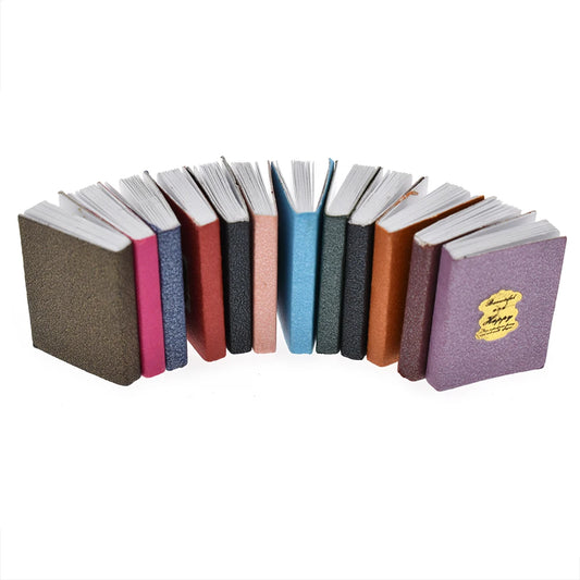 1:12 Scale Miniature Book Set For Dollhouse Decoration Miniature Furniture Accessories