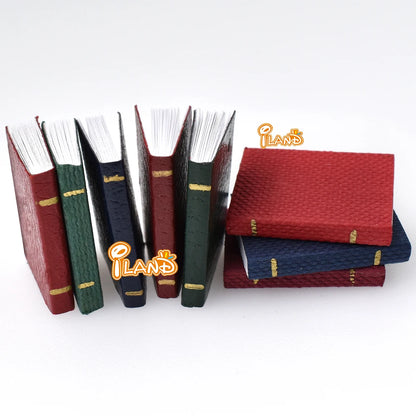 1:12 Scale Miniature Book Set For Dollhouse Decoration Miniature Furniture Accessories