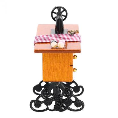 1:12 Scale Miniature Sewing Machine Dollhouse Furniture Accessories For Doll House Decor Toy