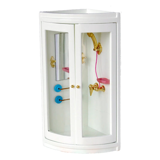 1:12 Scale Miniature Shower Room Dollhouse Furniture Accessories