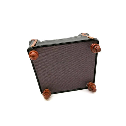 1:12 Scale Miniature Leather Sofa Single Chair Dollhouse Furniture Black Miniature Living Room Accessories