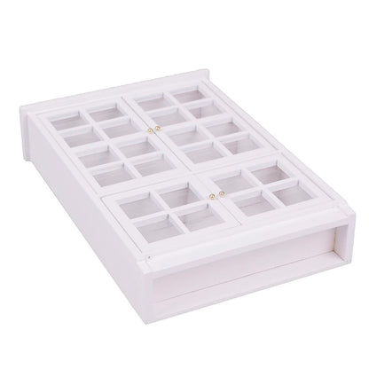 1:12 Scale Wooden Cabinet Dollhouse Furniture Miniature Display Shelf For Tiny House Accessories