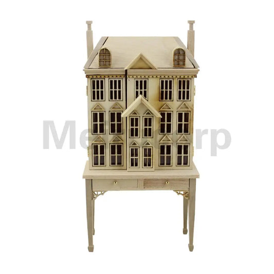 Estantería de madera en miniatura a escala 1:6 para casa de muñecas, mueble de exhibición para sala de estar