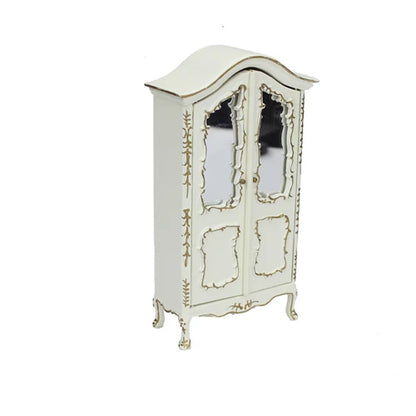 Muebles de casa de muñecas en miniatura a escala 1:12, de madera, estilo palacio clásico, retro, de lujo, accesorios para modelos en miniatura.