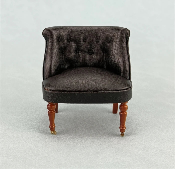 Muebles de casa de muñecas en miniatura a escala 1:12, de madera, estilo palacio clásico, retro, de lujo, accesorios para modelos en miniatura.