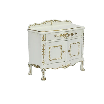 Muebles de casa de muñecas en miniatura a escala 1:12, de madera, estilo palacio clásico, retro, de lujo, accesorios para modelos en miniatura.