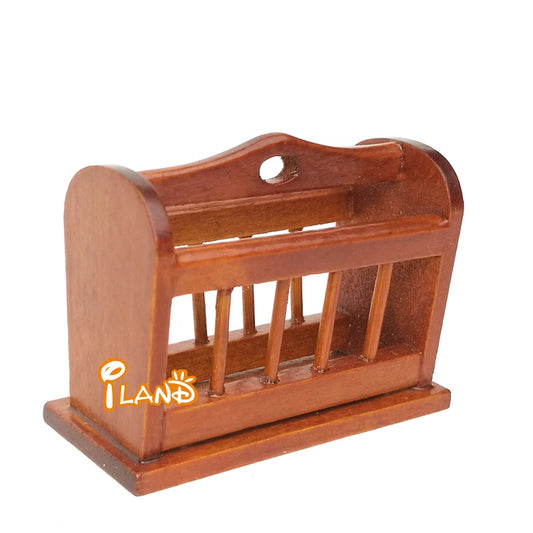 1:12 Scale Miniature Book And Bookcase Shelf Wooden Dollhouse Furniture For Living Room Decor