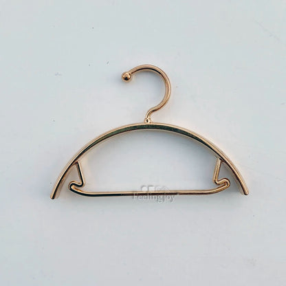Accesorios para muñecas BJD a escala 1:12 y 1:6, modelo de percha de ropa de aleación en miniatura Blythe Ob11, bricolaje
