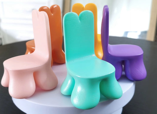 1:6 Scale Elephant Leg Chair Miniature Dollhouse Furniture For Ob11 Blythe Molly Dolls