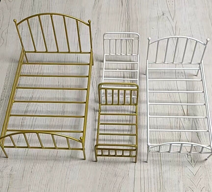 1:12 Scale 1:6 Scale Doll Bed Miniature Furniture For BJD Blythe Dollhouse