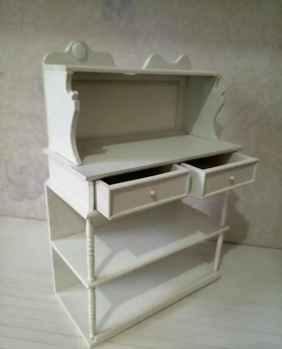 Mueble de madera en miniatura para casa de muñecas BJD Blythe a escala 1:6
