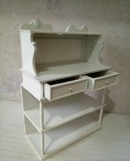 Mueble de madera en miniatura para casa de muñecas BJD Blythe a escala 1:6