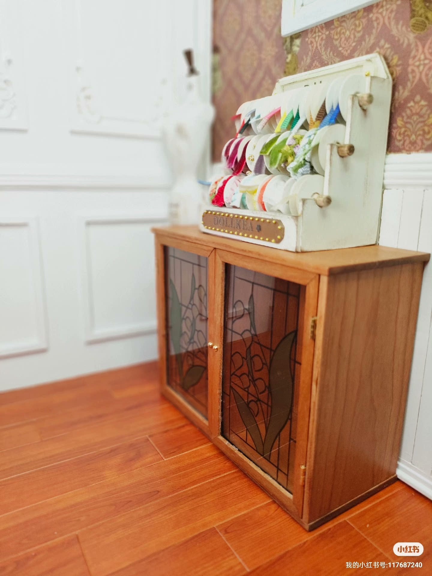 Porte-rubans à l'échelle 1:6 pour poupées BJD et Blythe, accessoires pour maison de poupée miniature