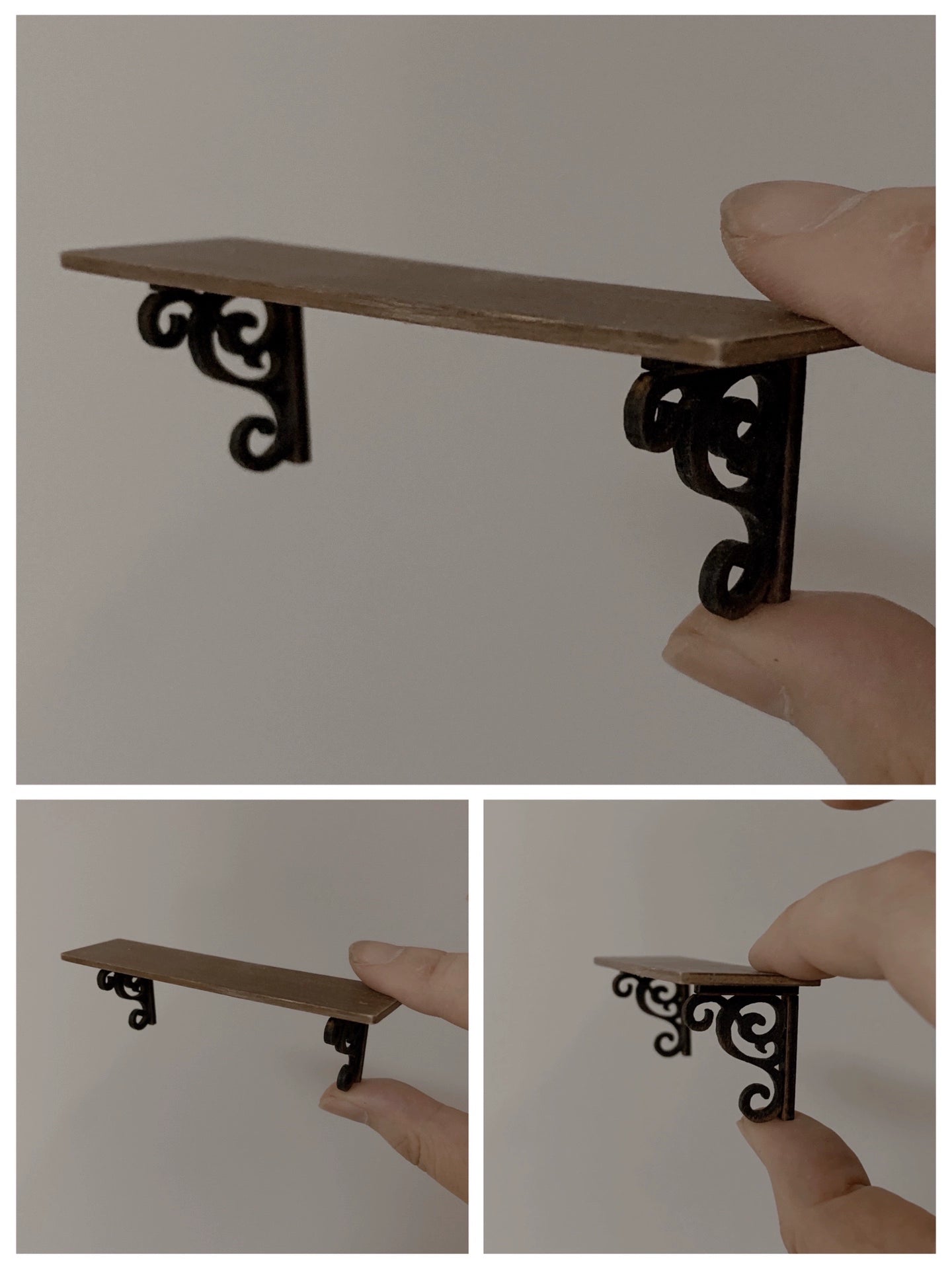 1:6 Scale Wooden Cabinet Wall Shelf Kitchen Storage Miniature Dollhouse Furniture For Blythe Doll