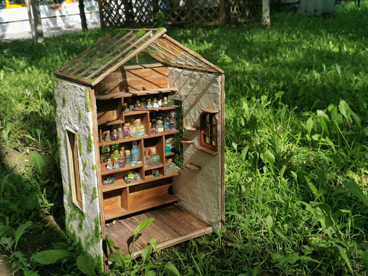 1:6 Scale Miniature Witch Shop Dollhouse Furniture Blythe Doll Accessories