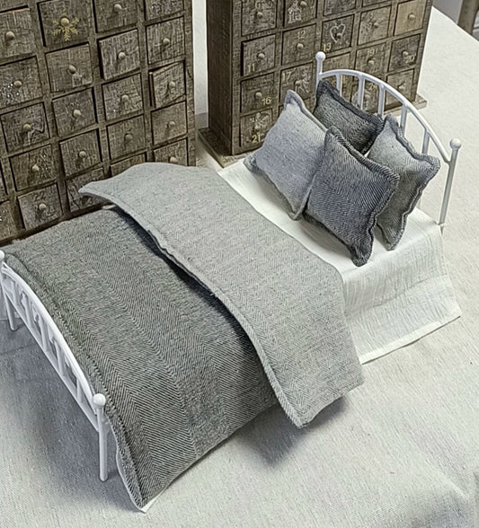 1:6 Scale 1:12 Scale Miniature Dollhouse Bedding Set Furniture