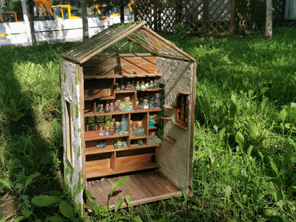 1:6 Scale Miniature Witch Shop Dollhouse Furniture Blythe Doll Accessories