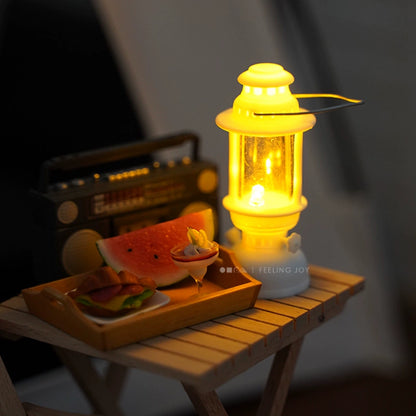 Lampe à huile miniature échelle 1:6, accessoire pour maison de poupée BJD Blythe, accessoires de simulation, décoration