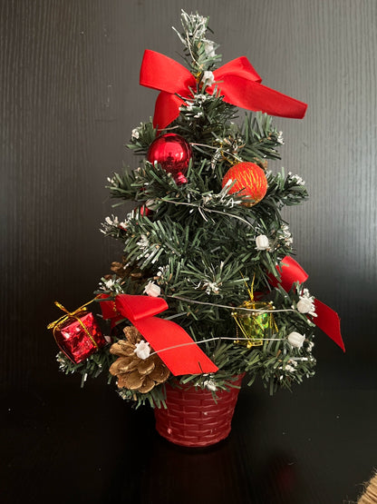 Meubles miniatures pour maison de poupée, échelle 1:6, sapin de Noël, boule lumineuse, bonhomme de neige, tête de cerf, boîte cadeau, accessoires de scène Blythe